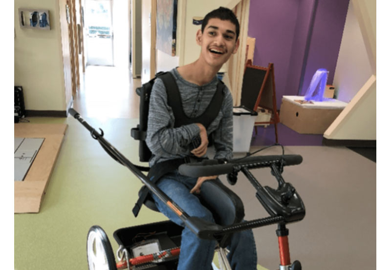 Be An Angel: Adrian's New Adaptive Trike Improves Physicality