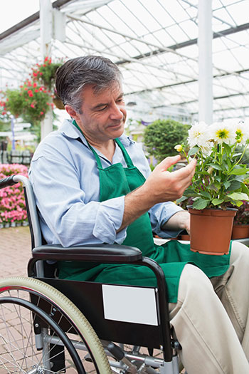 Disability Employment: Gardener at Work