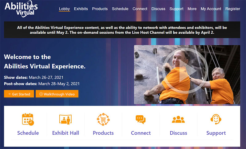 Abilities Virtual Expo screen shot