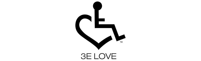 Wheelchair Heart 3E Love logo